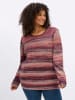 sheego by Joe Browns Langarm-Pullover in kirsche-bordeaux