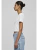 Mister Tee Cropped Tee in white