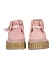 Clarks Stiefelette in Dunkelrosa