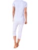 NORMANN ShortyPyjama kurzarm Ananas - 47054 in flieder