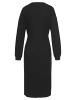 LASCANA Strickkleid in schwarz