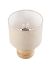 Beliani Tischleuchten BETWA in Braun/Beige - (W) 20 x (H) 30 x (L) 20 cm