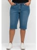 sheego Jeansbermudas in blue denim