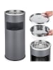 tectake Standaschenbecher  25 x 61 cm, anthrazit