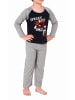 NORMANN Kleinkinder langarm Schlafanzug Pyjama Front print - 77775 in navy