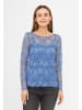 TOOCHE Bluse & Hemd "Lace Elegance" in blau