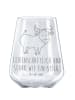 Mr. & Mrs. Panda Weinglas Sternzeichen Stier mit Spruch in Transparent