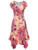 Beach Time Sommerkleid in pink bedruckt