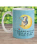 Mr. & Mrs. Panda Kaffeebecher Pinguin Mond mit Spruch in Eisblau