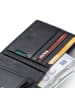 Roncato Monaco Geldbörse RFID Schutz Leder 9 cm in nero