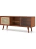 COSTWAY TV Schrank 120cm in Braun