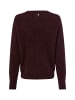 Mos Mosh Strickjacke MMThora in aubergine - 0002