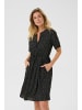 Cream Kleid CRTiah Feminine in Pitch Black Dot