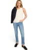 Zero  Blusentop mit Rundhalsausschnitt in Offwhite