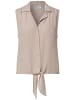 Street One LTD QR Blousetop w bowling col in Clay Sand