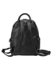 Cluty Rucksack echt Leder in schwarz