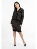 faina Damen Strickrock in schwarz