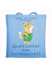 Mr. & Mrs. Panda Einkaufstasche Sportlehrer Leidenschaft mit Spruch in Sky Blue