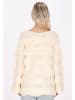 IZIA Damen Pullover in Wollweiss