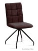 58 aufm Kessel ESSZIMMERSTUHL (2er-Set) Devera 47x91x60 Schwarz/Espresso