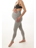 petit amour Julia Umstandsleggings Doppelpack Schwarz - Hellgrau