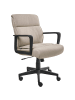 Beliani Bürostuhl BYRON in Beige/Schwarz - (W) 61 x (H) 93 x (L) 69 cm
