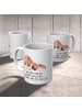 Mr. & Mrs. Panda Kaffeetasse Hund Basset Hound mit Spruch in Weiß
