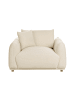 Beliani Sessel JUBEK in Weiß - (W) 120 x (H) 81 x (L) 104 cm