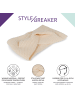 styleBREAKER Strick Stirnband in Creme-Beige