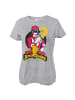Shirt "Red Ranger Pose Girly Tee" in Grau