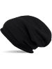 styleBREAKER Feinstrick Beanie Mütze in Schwarz