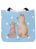 Mr. & Mrs. Panda Strandtasche Bär Kind ohne Spruch in Blau Pastell