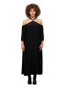 Ulla Popken Midikleid in schwarz