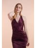 Unique Kleid Draping Queen Dress in Burgundy