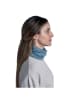 Buff Buff Merino Lightweight Solid Tube Scarf in Blau