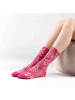 MUNADUNA 2er-Pack 3D-Relief Abstrakte Mode-Socken in Rosa