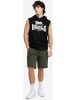 Lonsdale T-Shirt "Bignor Ärmelloses Sweatshirt Mit Kapuze Normale Passform" in Schwarz