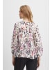 ICHI Bluse kurzarm IHELLY Loose fit in Crystal Gray Collage print