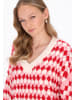 myMo Women Sweater in red multicolor