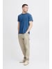 BLEND T-Shirt BHTee 20716834 Lässiges T-shirt mit Stickerei in Blau
