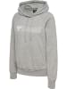 Hummel Verstellbare Taille Kapuzenpullover Raglanärmel Hmlnoni Damen in GREY MELANGE