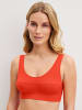 Calida Bustier in grenadine red