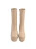 Ital-Design Stiefelette in Beige