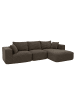 MCW Sofa-Garnitur P20 Liegefläche rechts, Braun
