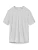 Schiesser Schlafanzug Shirt kurzarm Mix & Relax Organic Cotton in Grau-Melange