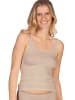 Nina von C. 2er Pack Damen Achseltop in latte macchiato