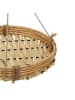 PROGARDEN Hängetopf aus Bambus und Rattan in Braun, (B) 25,5 x (H) 45 x (L) 25,5 cm