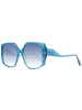 Ana Hickmann Damen Sonnenbrillen Quadrat Blau