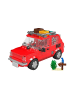 Wisam® Fiat 126 Maluch Bausteine Auto mit Anhänger 393T