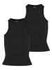 Urban Classics Tanks & Camis in black+black